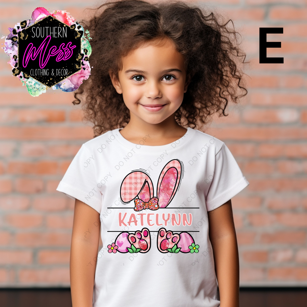 Personalized Bunny Tee