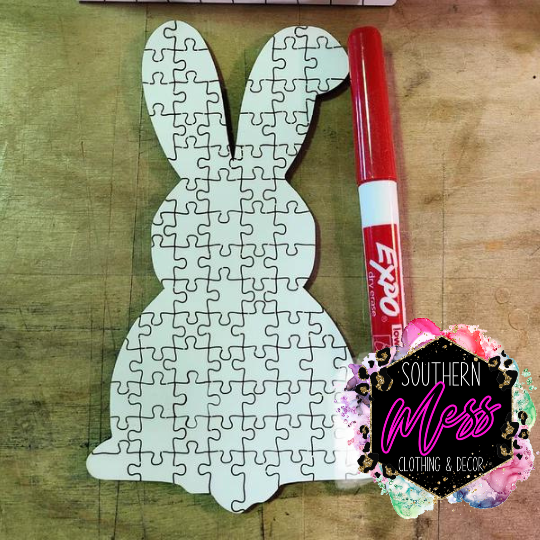 Personalized Easter Bunny Puzzle