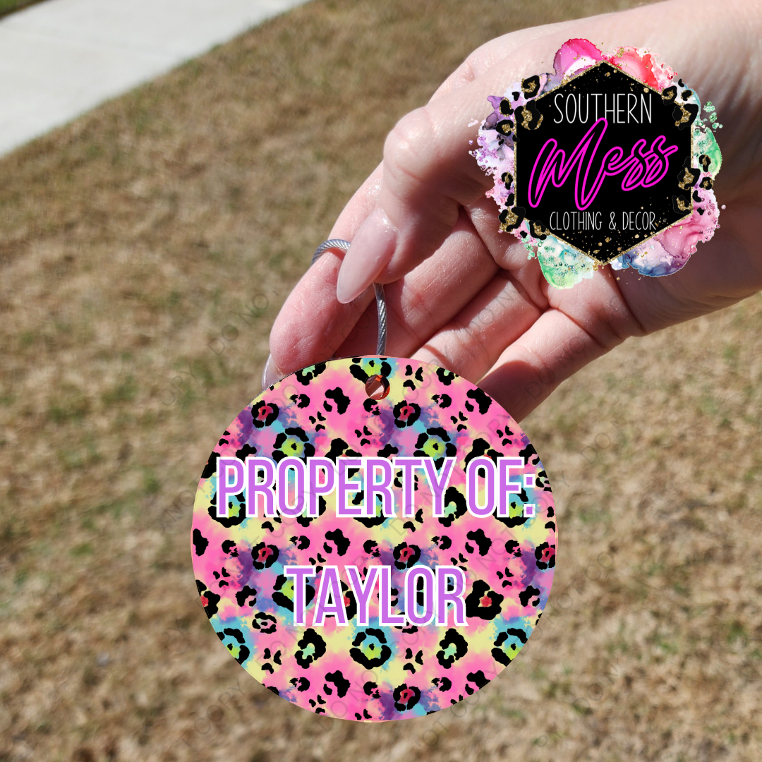 Personalized Bag Tag Unisub Hardboard