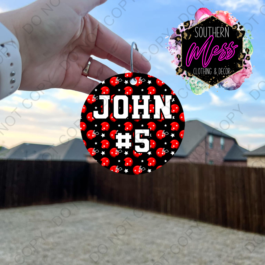 Personalized Bag Tag Unisub Hardboard