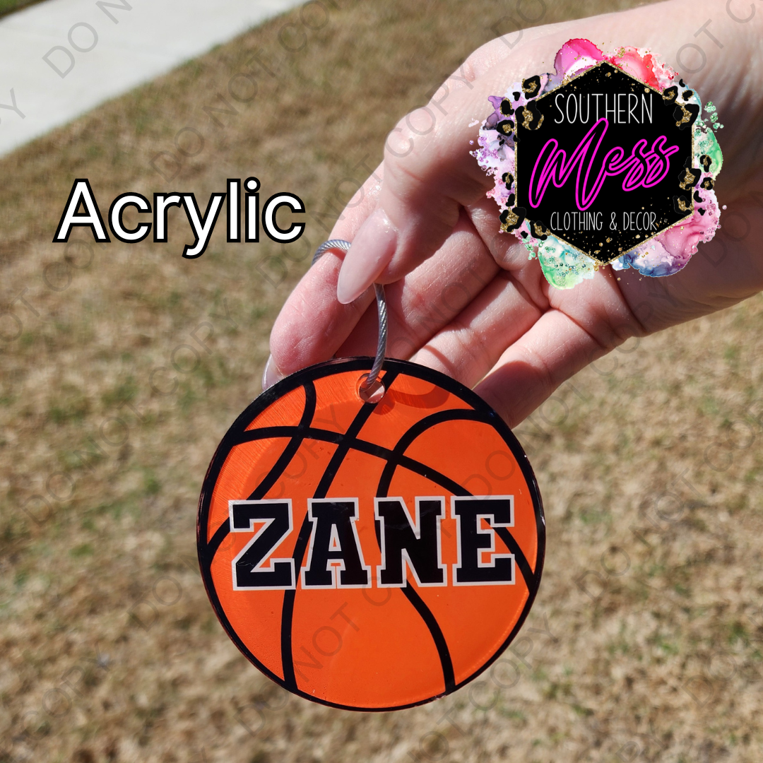 Personalized Bag Tag Acrylic
