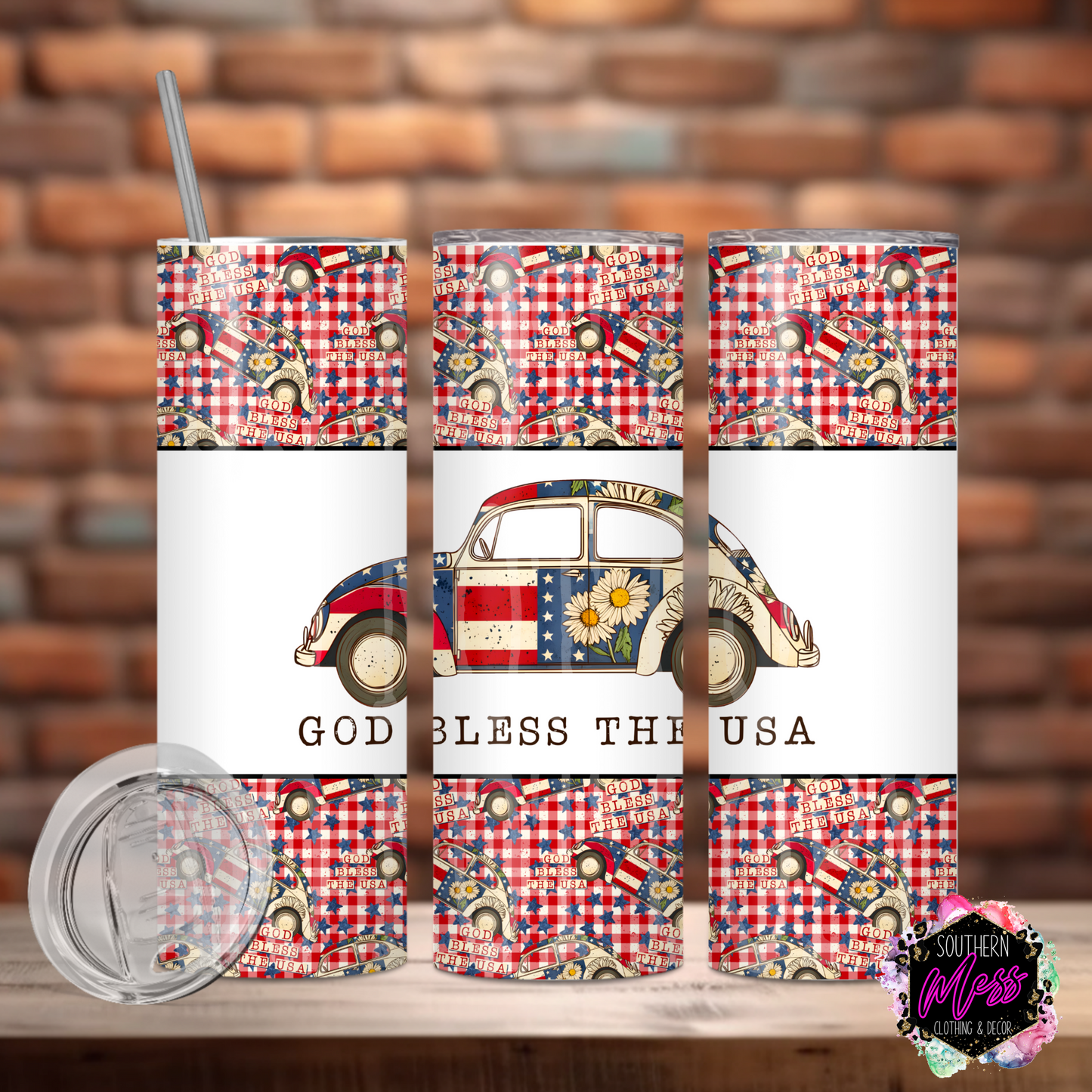 God Bless The USA - 20oz Tumbler