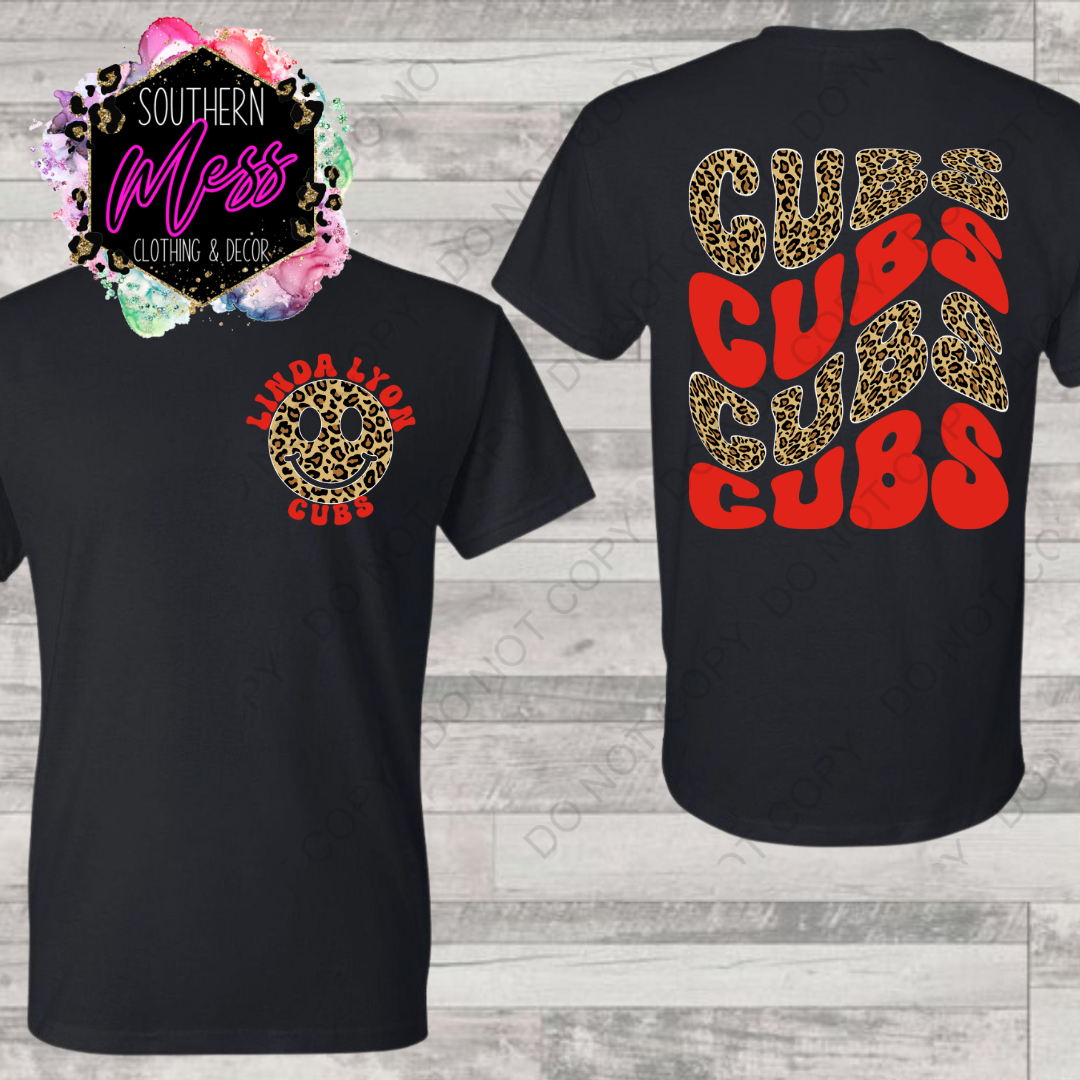 Cubs Leopard Tee