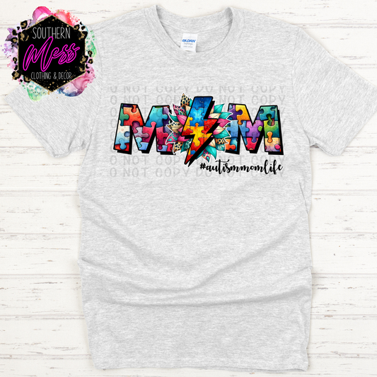 Autism Mom Life Tee