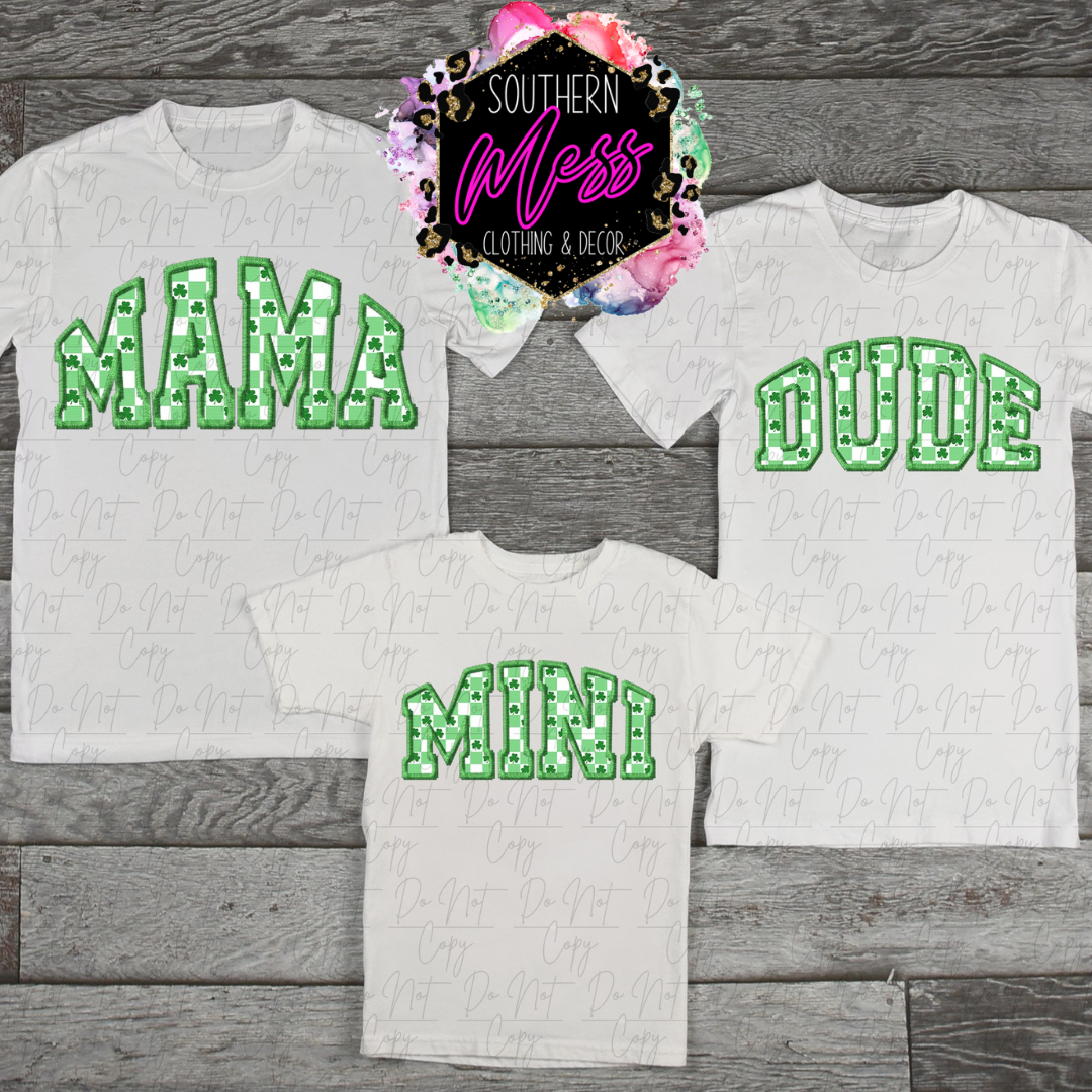 St. Patrick's Day Family Matching Tee