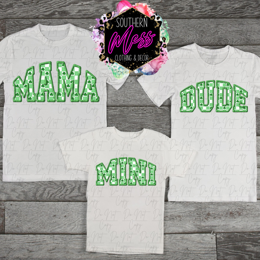 St. Patrick's Day Family Matching Tee