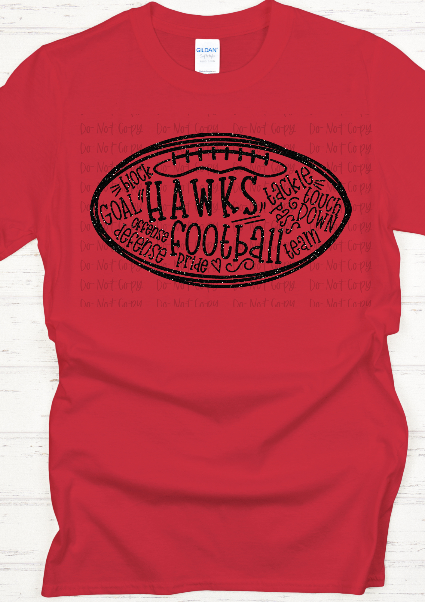 Hawks Football Tee