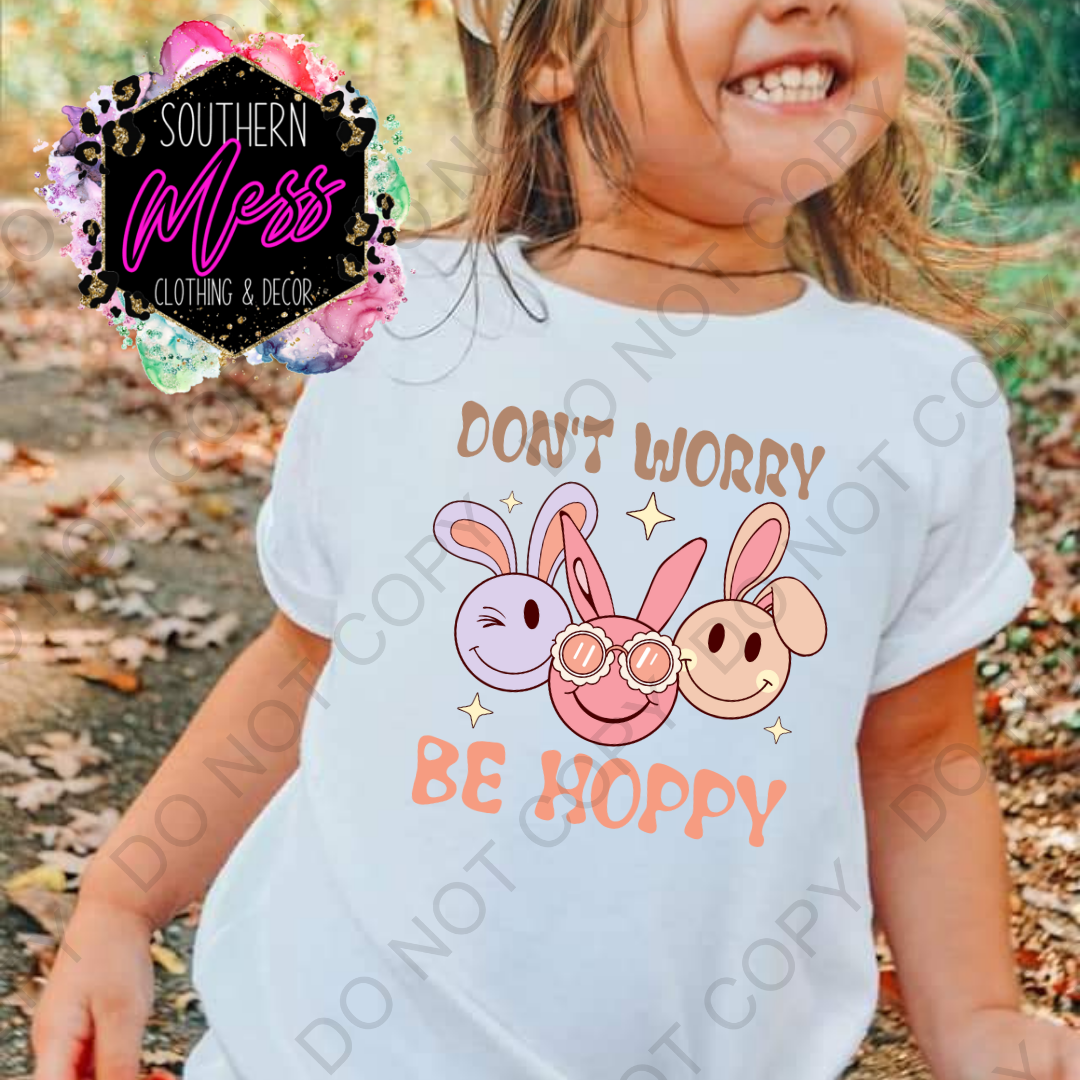 Don't Worry Be Hoppy Retro Tee