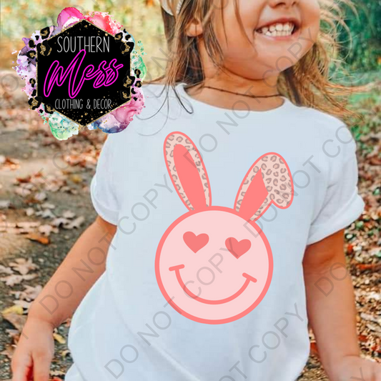 Bunny Smiley Face Tee