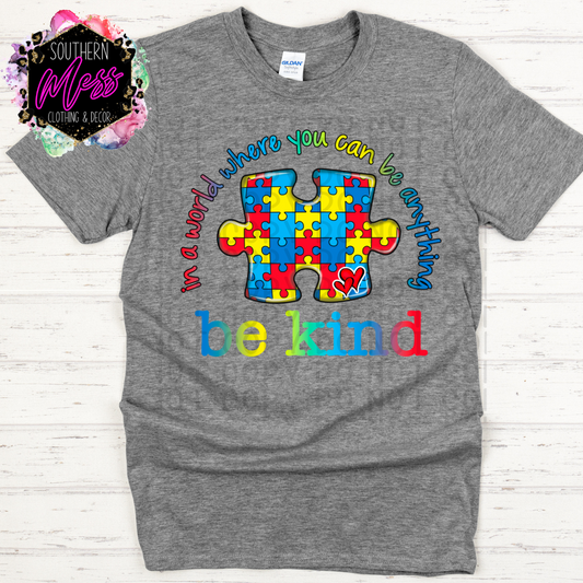 Be Kind Autism Tee