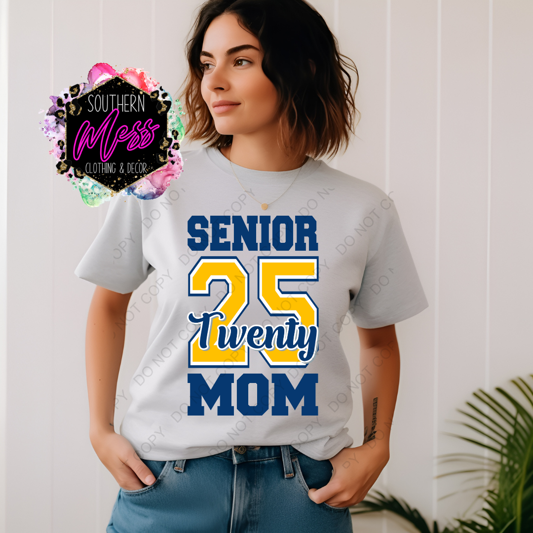 Senior 2025 Mom or Dad Tee