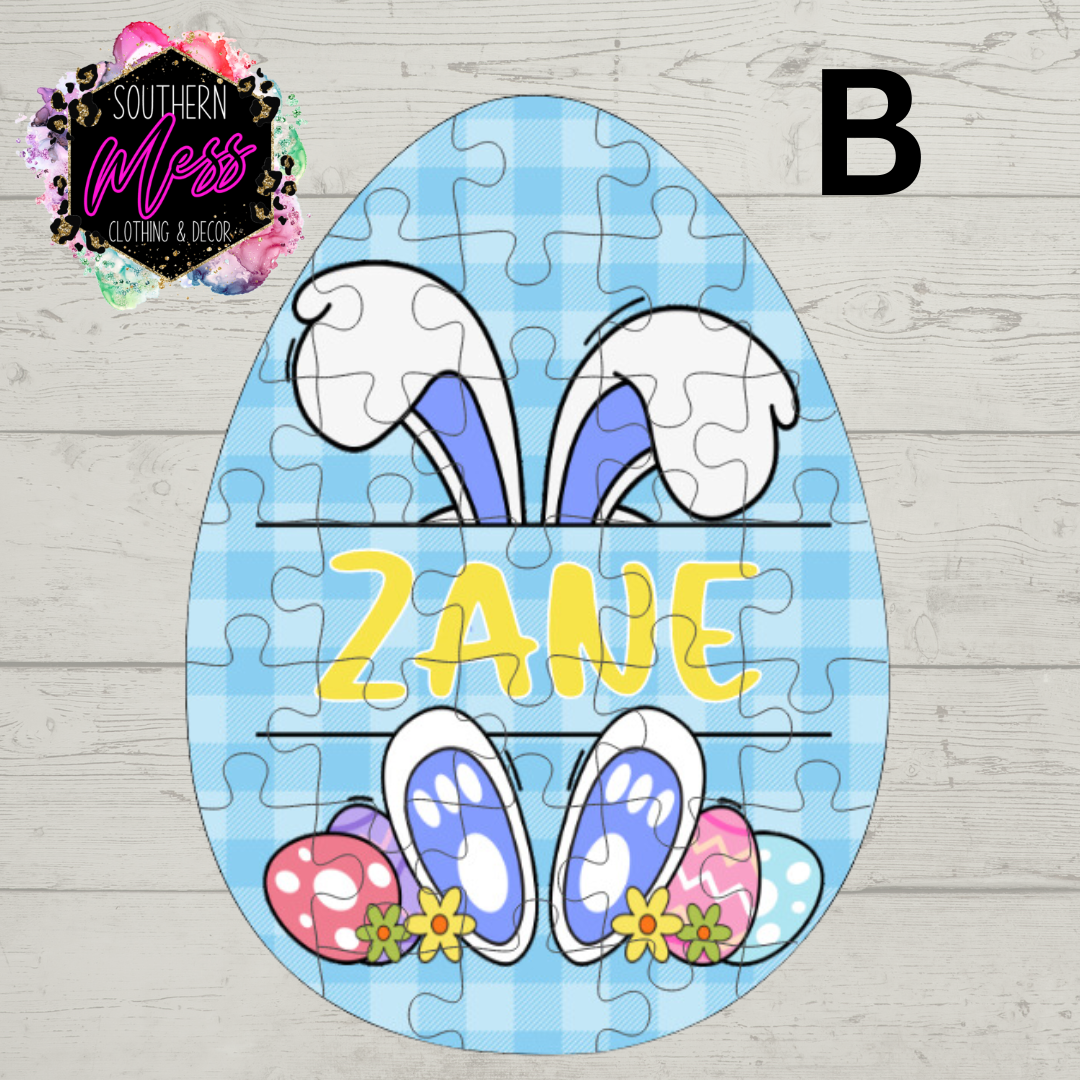 Personalized Easter Egg Puzzle