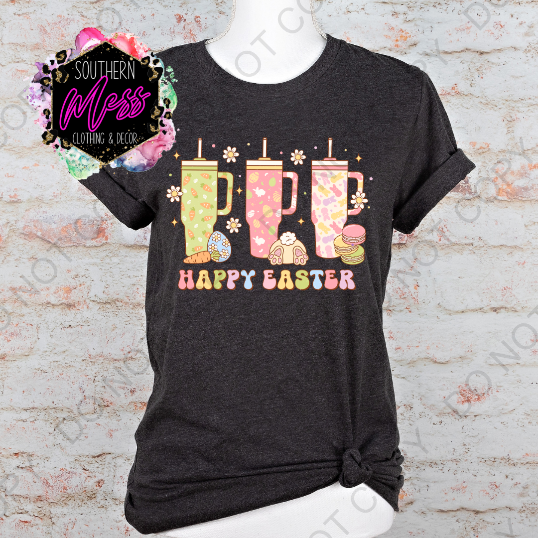 Happy Easter Cups Tee