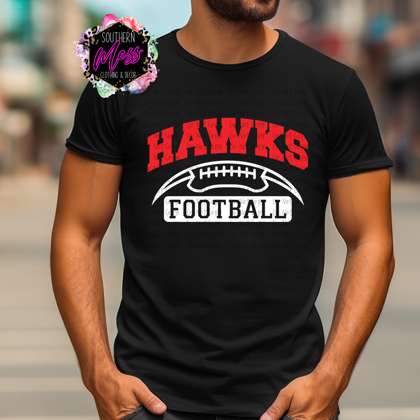 Hawks Football Tee