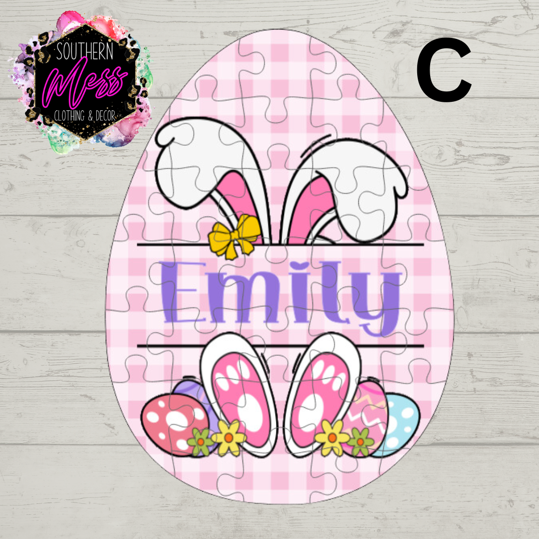 Personalized Easter Egg Puzzle