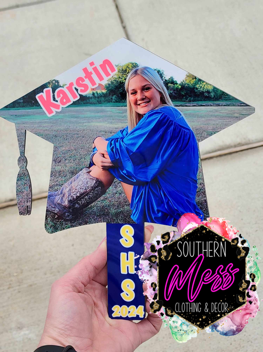 Graduation Hat Paddle Customized