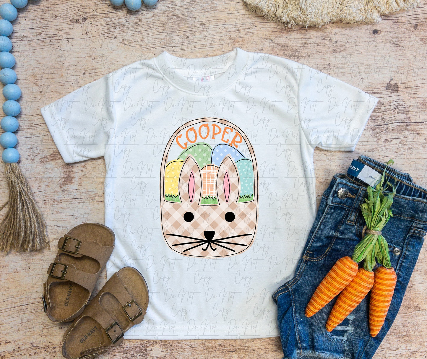 Personalized Easter Basket Tee