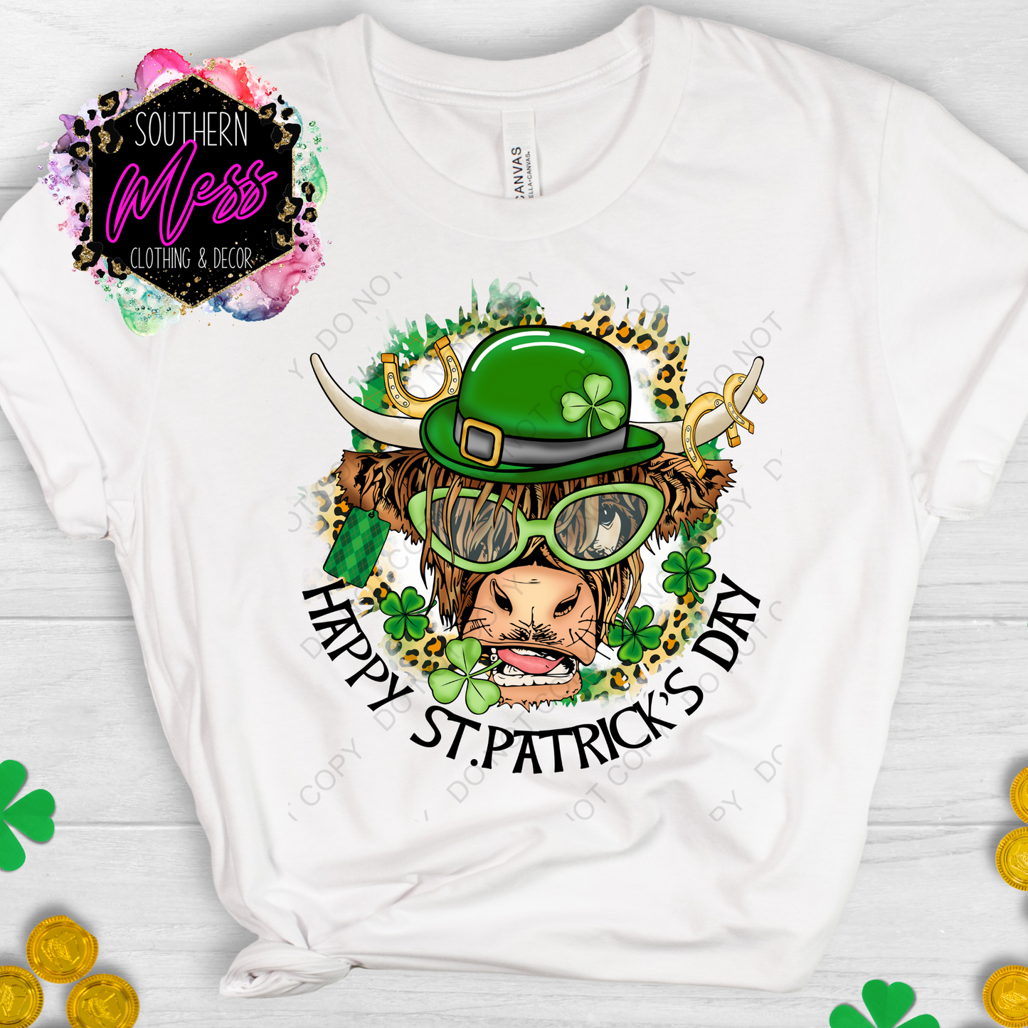 Happy St. Patrick's Day Cow Tee