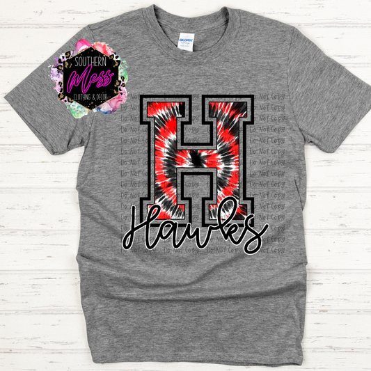 H Hawks Tie Dye Tee