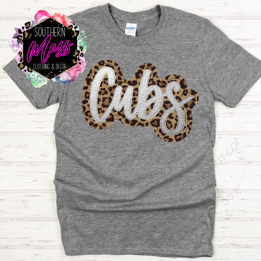 Cubs Leopard Tee