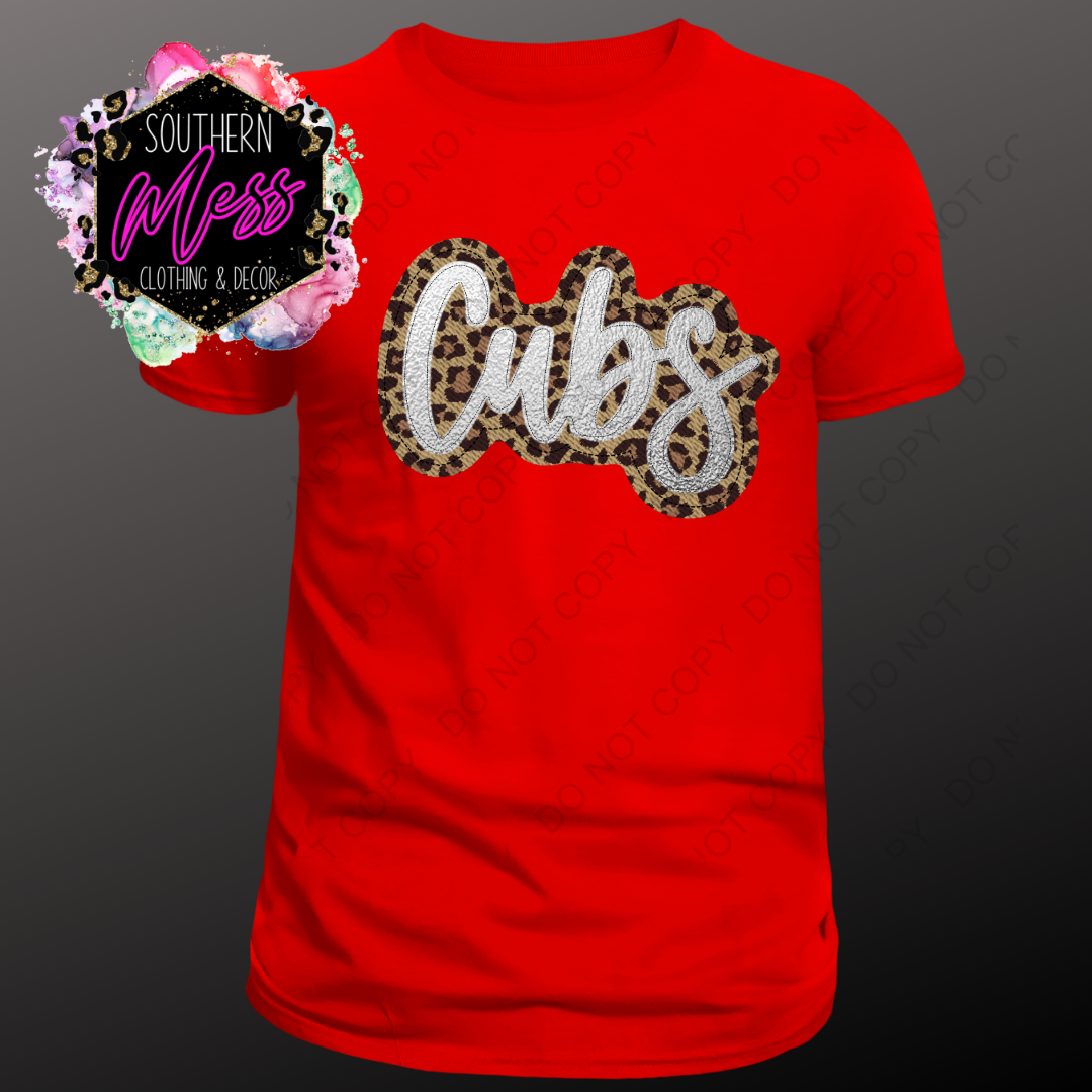 Cubs Leopard Tee