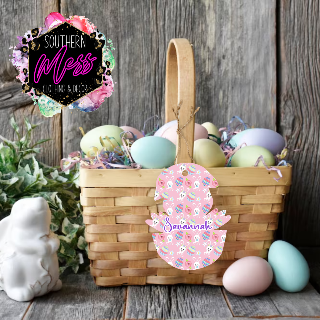 Personalized Easter Basket Tag