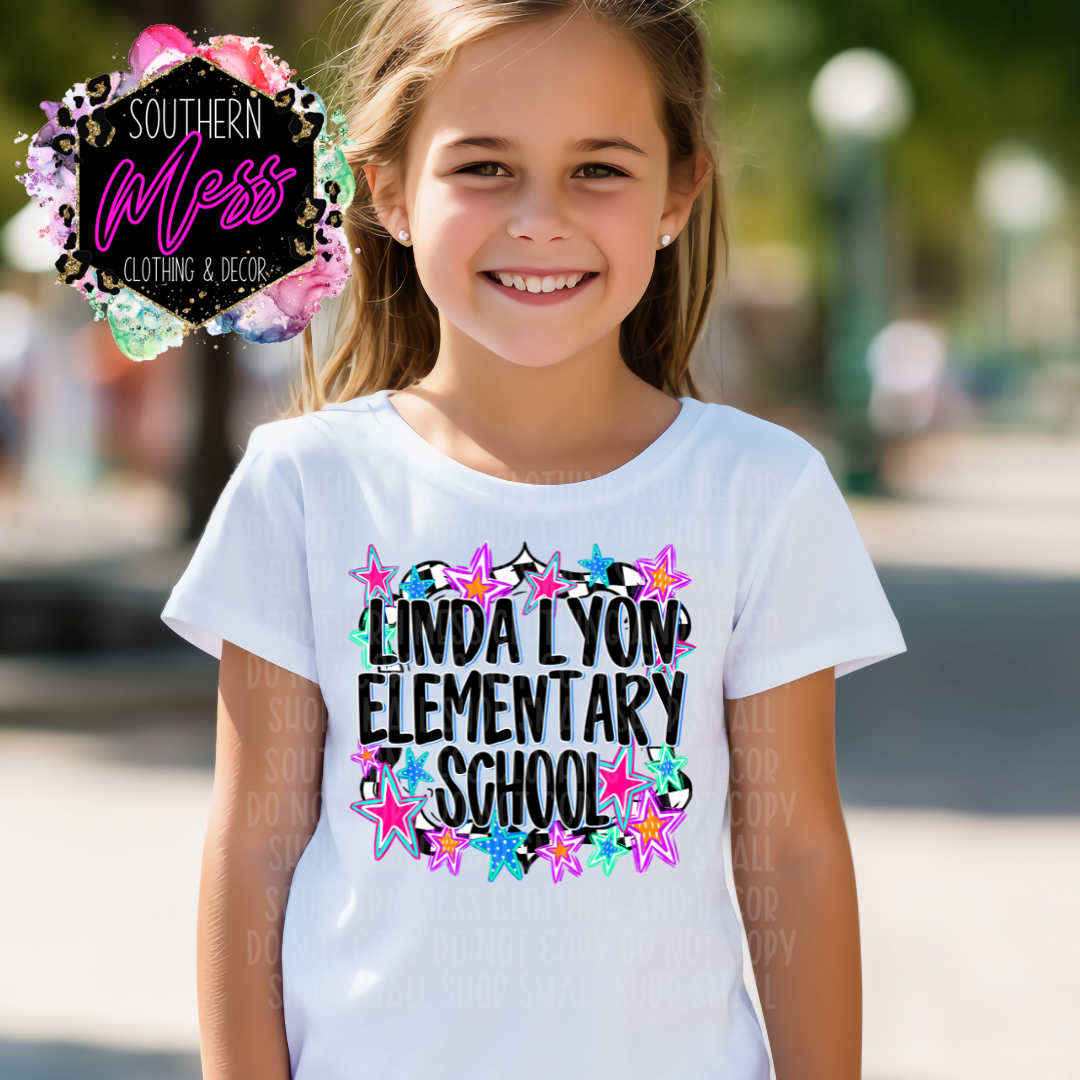 Linda Lyon Elementary School - School Stars - Shirt