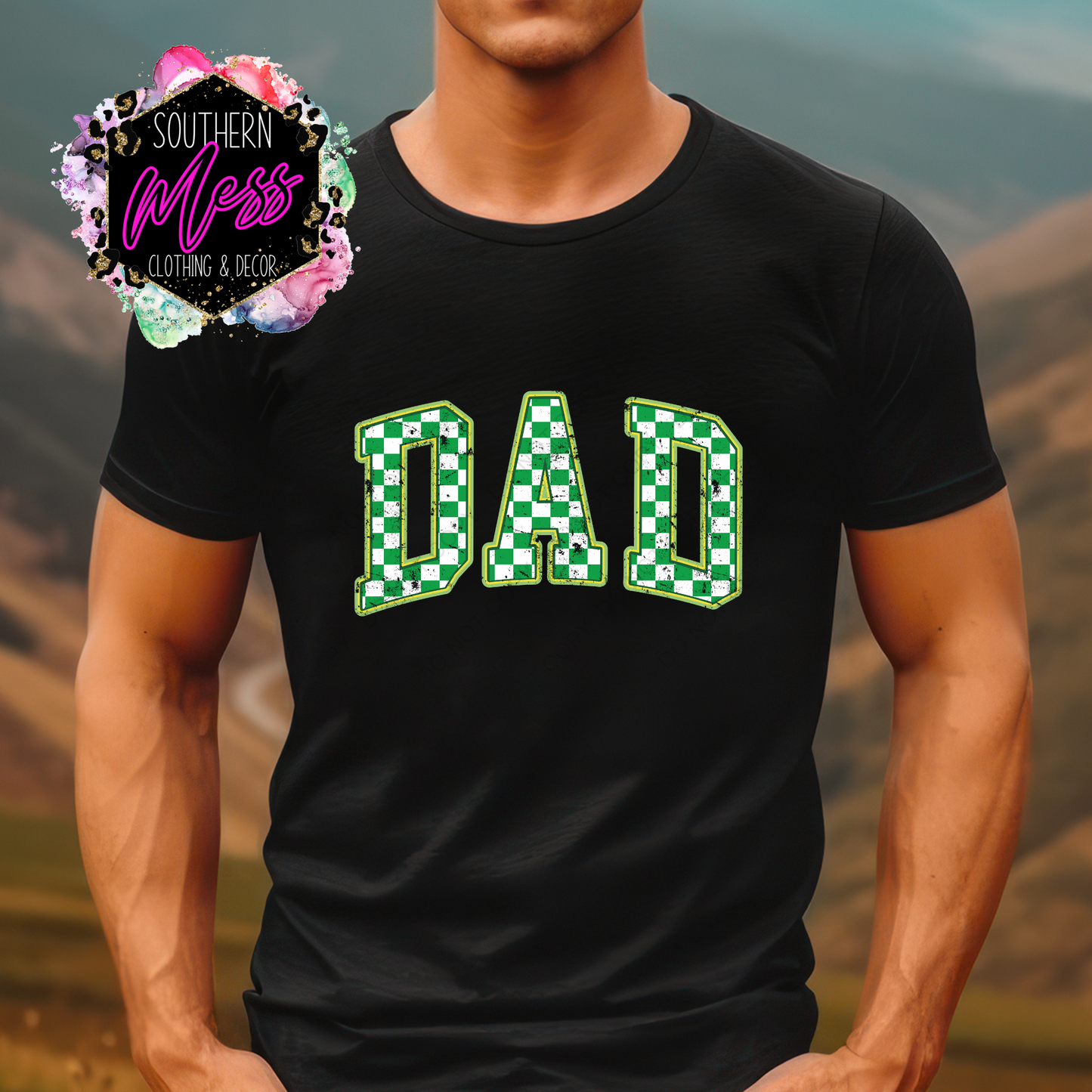 Dad Checkered Tee