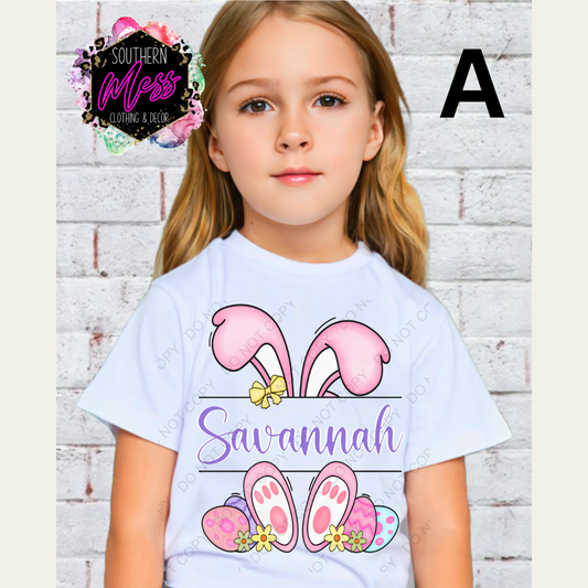 Personalized Bunny Tee