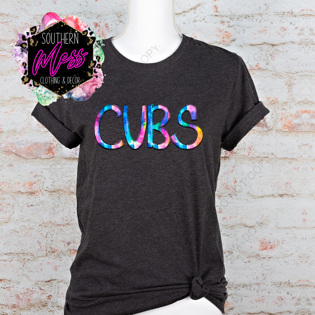 Cubs Tie-Dye Tee