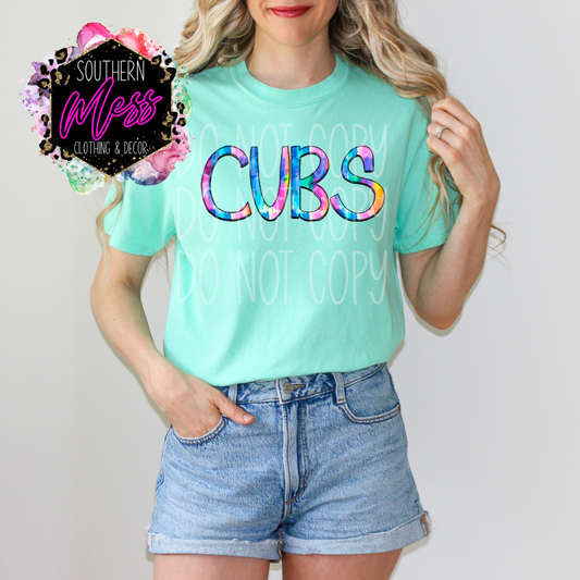 Cubs Tie-Dye Tee