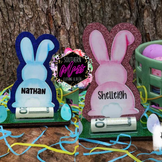 Personalized 3D Bunny Money Holder