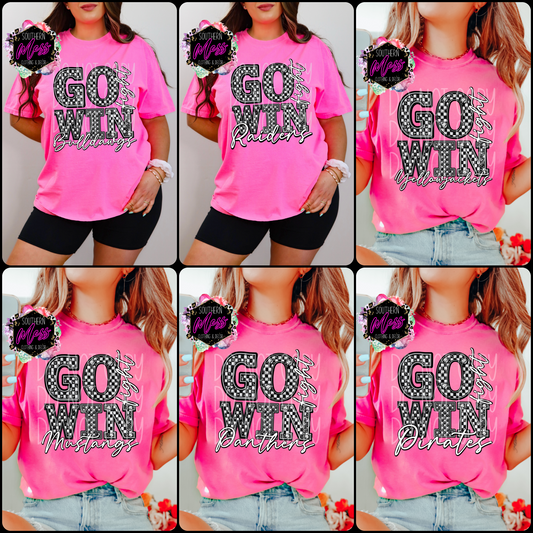 Go Fight Win Mascot Spirit Tee