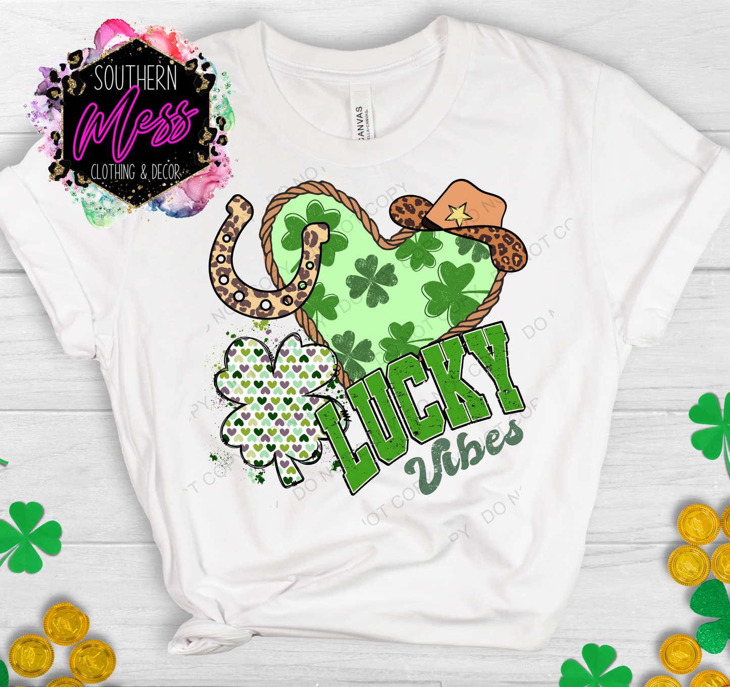 Lucky Vibes Western Tee