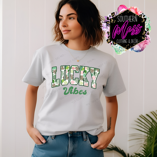 Lucky Vibes Varsity Tee