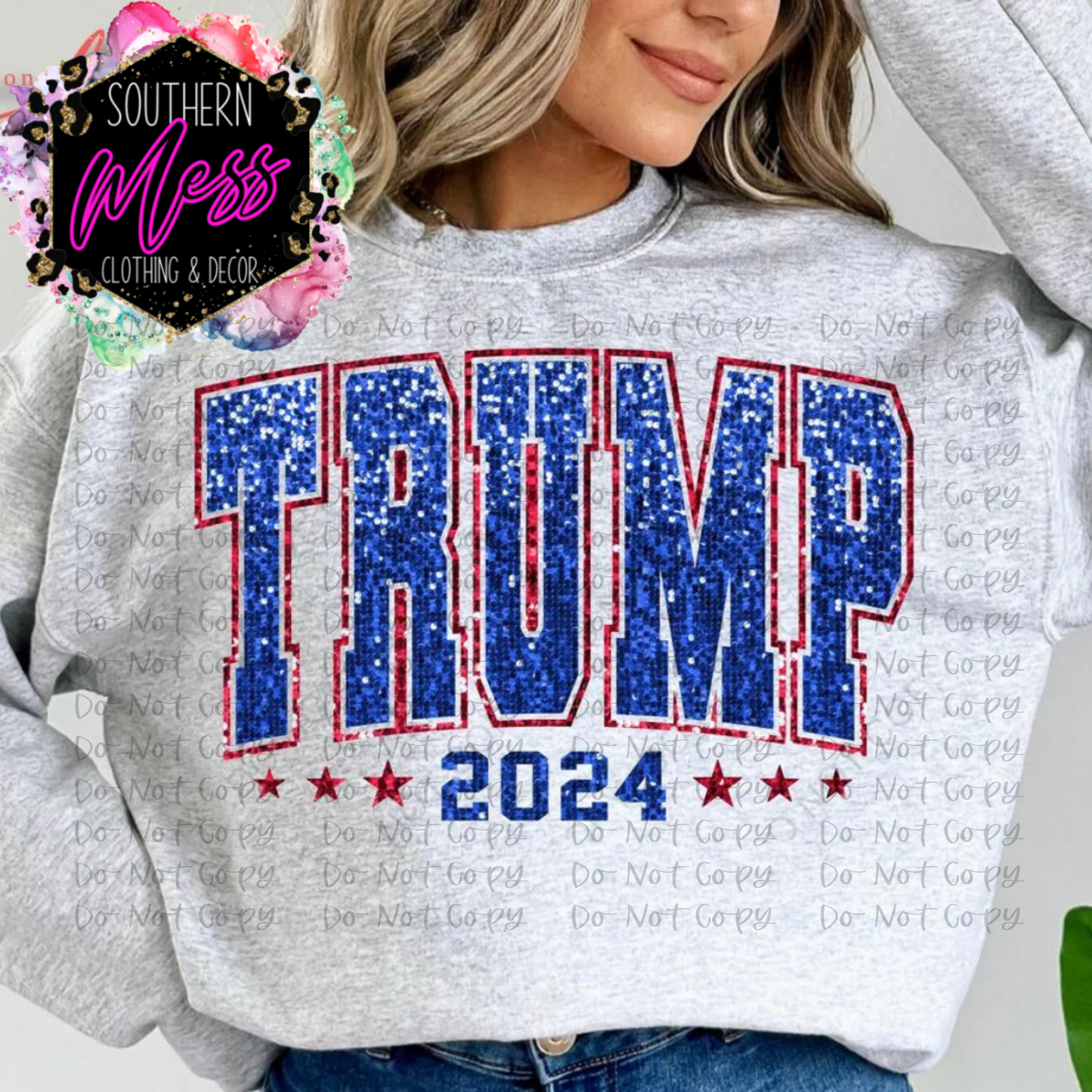 Trump 2024 Glitter Tee